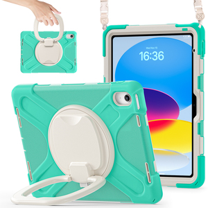 Custodia in silicone antiurto per iPad A16 10a generazione 10.9 pollici con cavalletto per bambini - Product Image 1
