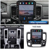 Radio para Auto STWEI de 14.5'' con Android 15 para Dodge RAM 1500 2500 2008-2012, Reproductor Multimedia Estilo Tesla, Carplay Inalámbrico, Estéreo para Auto