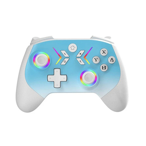 Tombol Tekan Senyap Baterai 1000mAh Joystick RGB <span class=keywords><strong>Pink</strong></span> Pengontrol <span class=keywords><strong>Game</strong></span> untuk PC - Product Image 3