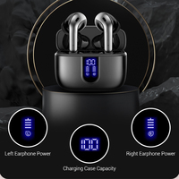 Écouteurs sans fil TWS Type C Pro4, casque TWS avec microphone, intra-auriculaires, pour jeux, réduction de bruit