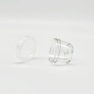 <b>Stackable</b> 40ml PET Plastic Jars With Screw Top Lid For Candy Tea Grains Jewelry <b>Storage</b> Cylinder Shape Airtight <b>Container</b> - Product Image 2