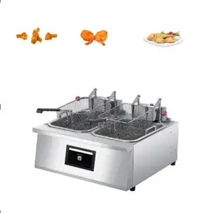 Catering Supplier Fish Frying Fries Equipment Fish Deep Fryer Machine