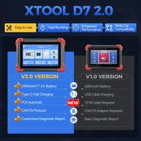 Dispositivo de Diagnóstico Automotriz Profesional XTOOL D7 de Almacén en EE. UU., Máquina Programadora de Llaves de Auto, Herramienta de Reinicio de Airbag con Más de 36 Funciones