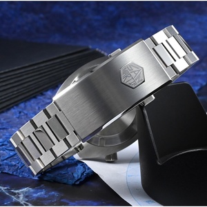 San Martin Men Diving Watch YN55 Button Control Bidirectional Turn Chapter Ring <b>Automatic</b> Mechanical Sapphire Waterproof 200m - Product Image 5