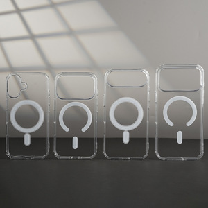 Fundas Magnéticas Transparentes Ultrafinas de TPU y PC a Prueba de Golpes para <span class=keywords><strong>iPhone</strong></span> 17 16 15 14 <span class=keywords><strong>13</strong></span> 18 <span class=keywords><strong>Pro</strong></span> <span class=keywords><strong>Max</strong></span> - Product Image 4