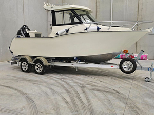 Bateau de pêche de luxe <span class=keywords><strong>Sea</strong></span> <span class=keywords><strong>King</strong></span> 6,25 m/21 pieds, coque en V profond, cabine sportive offshore, bateau à grande vitesse en aluminium, yacht avec certification CE - Product Image 2