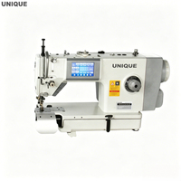 Machine à coudre informatisée professionnelle UNIQUE GC6492-1ST-OF-SA-P pour la pose de manches, idéale pour la production de vestes de costume pour hommes