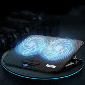 COOREL di ghiaccio nuovo arrivo <span class=keywords><strong>portatile</strong></span> Pad di raffreddamento <span class=keywords><strong>per</strong></span> <span class=keywords><strong>Notebook</strong></span> pieghevole supporto di raffreddamento <span class=keywords><strong>per</strong></span> <span class=keywords><strong>Notebook</strong></span> 2 ventole in alluminio <span class=keywords><strong>dissipatore</strong></span> di calore interfaccia di alimentazione USB - Product Image 6