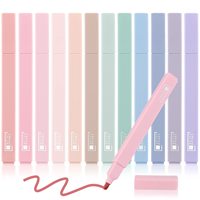 Échantillon Gratuit Fabricant Mini Marqueur Rectangulaire Parfumé Multicolore Nouveau Design Unique 6 Couleurs pour Promotion Papeterie