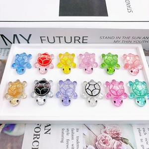 Mini figura de adorno de tortuga de dibujos animados, nuevo tamaño bonito, resina que brilla en la oscuridad, Tortuga, accesorios Diy, accesorios de tortuga, Widgets - Product Image 1