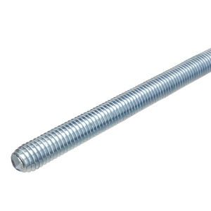 Tige filetée standard nationale entièrement filetée M6 M8 M10 M12 en métal galvanisé, filetage métrique à droite, pour l'industrie générale - Product Image 1