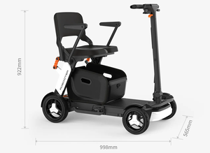 136kg Weight Capacity Strong Aluminum Alloy Portable Electric Folding Scooter With 24V 10Ah Lithium Battery Support NFC Card <b>Key</b> - Product Image 3