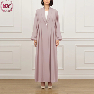 Hot Selling Leinen Les Abaya Großhandel Bescheidenes Kleid Moslim Volle dige Jurk Hoge Kwaliteit Aange paste Besch eiden heid Abaya - Product Image 5