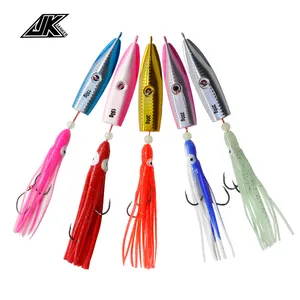 JY-24 Series Jig Lure Saltwater Sea Fishing Jigging Fishing Lures Wholesale Octopus Skirts Lure