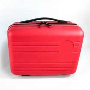 Bagaglio da viaggio a mano rosso addensato portatile borse EVA antiurto custodie borse da viaggio