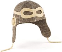 Gorro de Sauna Ruso Panda 2026, Gorro de Fieltro de Lana para Sauna Finlandesa, Gorro de Baño