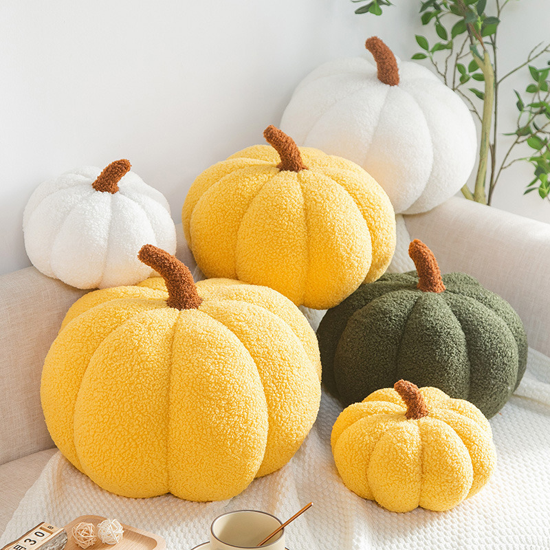 High End Pumpkin Shaped Decorative Pillow