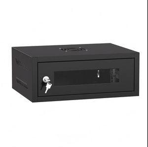 4U treo tường Tủ mạng 19 inch gcabling bao vây Viễn thông dữ liệu hộp tường mini máy chủ Giá cửa kính nhỏ Mạng giá - Product Image 4