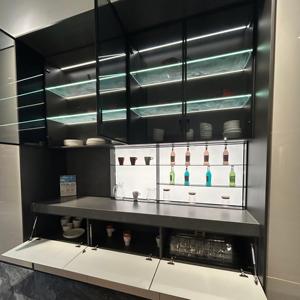 Juego de Muebles de Cocina Modulares Modernos Blancos de Cuarzo Artificial Ecológico con <span class=keywords><strong>Isla</strong></span> Integrada y Fregadero, Minimalistas y Duraderos para Apartamento - Product Image 6