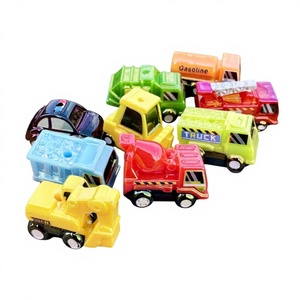 Camión <span class=keywords><strong>de</strong></span> resina <span class=keywords><strong>de</strong></span> dibujos animados con orificio, mezcladora <span class=keywords><strong>de</strong></span> cemento, camión volquete, excavadora, rodillo compactador, bloqueo <span class=keywords><strong>de</strong></span> carretera, ladrillo, hidrante contra incendios - Product Image 1