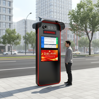 Panneau d'affichage numérique pour arrêt de bus à énergie solaire pour la signalisation routière