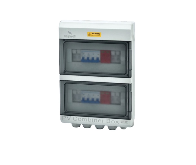 24 Pole PV Combiner Box 3 Phase 24 Way SPD MCCB Outdoor Cable Distribution Box Dcdb Solar Junction Box Pc Enclosure