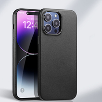 Étui de téléphone portable personnalisable antichoc en cuir artificiel de luxe pour 13/14/15 Pro Max - Design imprimable DIY
