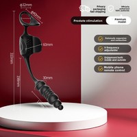 Anneau pénien télescopique, plug anal, masseur de prostate, masturbateur avec contrôle par application et télécommande, jouet de flirt pour adultes - Vente en gros usine