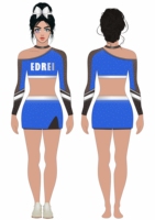 Tenues de cheerleading personnalisées Allstar Elite pour enfants, respirantes, avec strass scintillants, sublimation, pour la performance et la pratique de la danse