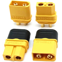Conector de Batería de Iones de Litio XT60H-F/M para Nuevas Energías, 250V 35A, Contacto de Cobre con Tornillo, Carcasa de Nailon para Conexión de PCB y Cable