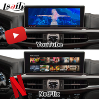 Interface multimédia Android13 Lsailt Car Android pour Lexus 2013-2021 Year LX570 Support Wireless CarPlay, Headrest Screen