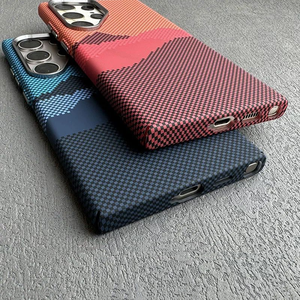 Магнитный чехол CHAOYIDIAN из пластика с текстурой карбона для Samsung S25 S24 <span class=keywords><strong>S23</strong></span> <span class=keywords><strong>Ultra</strong></span> Plus, защитный чехол-броня из сплава с защитой объектива - Product Image 4