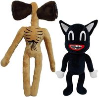 2023 Offre Spéciale sirène tête jouets en peluche dessin animé chien dessin animé chat jouets en peluche pour garçons et filles maison fête cadeau cadeaux d'anniversaire