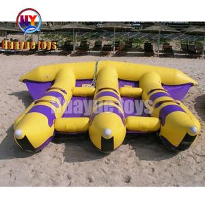 Barco de pesca inflable con mosca, <span class=keywords><strong>juego</strong></span> deportivo de agua, pez volador, barco de plátano, alta calidad - Product Image 3