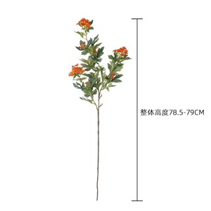 Arrangement floral artificiel CallaFloral, fleurs colorées mélangées, décoration intérieure, matériau polyester, branche unique, présentation en vase - Product Image 4