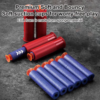 Jouets de pistolet manuels en plastique avec 10 balles souples, pistolet à air comprimé, pistolet à éjection de douilles, fusil pour garçons