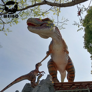 Dinosaurio <span class=keywords><strong>Animatrónico</strong></span> T-Rex Realista Hecho en Fábrica con Materiales de Acero y Silicona para Parques de Aventuras, Hogares y Zonas Infantiles - Product Image 6