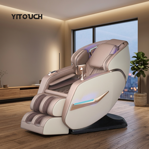 Vendita Diretta dalla Fabbrica! Poltrona Massaggiante Economica a 5 Velocità Automatica con Sacca d'Aria Regolabile in Pelle PU Dorata per Comfort e Comodità Ottimali - Product Image 3