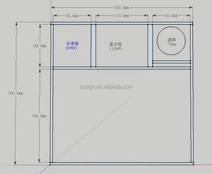 Acquario Universale Moderno Rettangolare in Vetro con Filtro Posteriore 50L a Risparmio Energetico 220V per Acqua Dolce/Salata, Esposizione da Tavolo per Soggiorno - Product Image 5