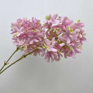 Décoration de couloir de cérémonie de mariage, photographie, maison : 2 têtes de fleurs artificielles d'<span class=keywords><strong>hortensia</strong></span> étoilé - Product Image 2