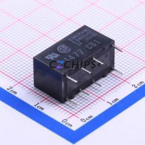 G5V-2-DC5 Signal Relay DIP,9.9x20.3mm Relay 5V 2 Changeover: 2C (DPDT-Changeover)::: 125V-AC/125V-DC Silver + Gold Plated - Product Image 1