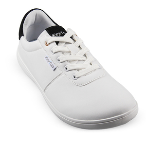Zapatos informales de cuero antideslizante ultracómodo con logotipo personalizado, caja de punta ancha minimalista Pri MUS Treck para caminar, zapatos descalzos para hombres y mujeres - Product Image 1
