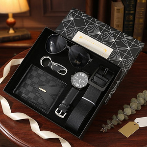 Set de Regalo para Hombre, Regalos de Negocios para Papá, Gafas de Sol, Cinturón Hecho a Mano, Día de San Valentín, Día del Padre - Product Image 1