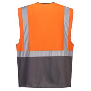 PORTWEST - C476OGYM Warsaw Executive gilet orange/gris-EAN 5036108346486 HI-VIS WORKWEAR - Product Image 2