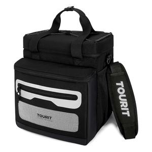 Échantillon gratuit d'un sac isotherme de pique-nique neuf, portable et isolé, avec logo personnalisé, imperméable et réutilisable / glacière souple - Product Image 1