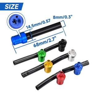 Universal Aluminum Alloy Tank Gas Fuel Cap Valve Vent Breather Hose <b>Tube</b> <b>for</b> 50cc 110cc 70cc 125cc Motorcycles Dirt <b>Bikes</b> XR - Product Image 3