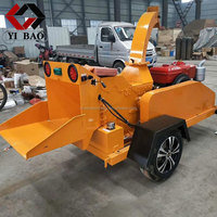 Broyeur de bois électrique robuste Powerhorse à attelage 3 points avec moteur pour la production de sciure de bois forestière