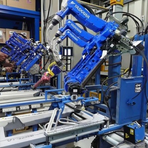 Bras de soudage robotisé à moteur servo-électrique 6 axes, charge utile industrielle 50 kg, état neuf, pour station de travail automobile - Product Image 6