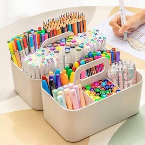 Caja de almacenamiento de cosméticos, organizador de escritorio de gran capacidad de Material PP para productos de maquillaje y cuidado de la piel - Product Image 4