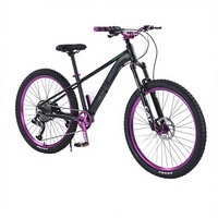 Bicicleta de Montaña de Aluminio de 26 Pulgadas, 11 Velocidades, Suspensión Delantera, Freno de Disco Hidráulico, Todoterreno, para Carreras